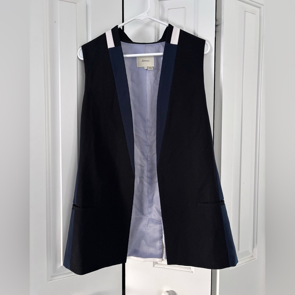 Elevenses Black and White Vest